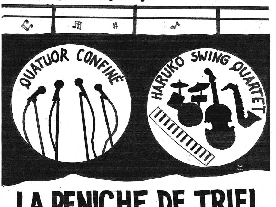 Concert vendredi 7 avril avec le Haruko Swing Quartet & le Quatuor Confiné